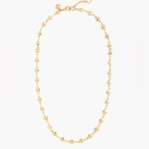 J Crew simple minimalist Gold-Tone Heart Link Necklace